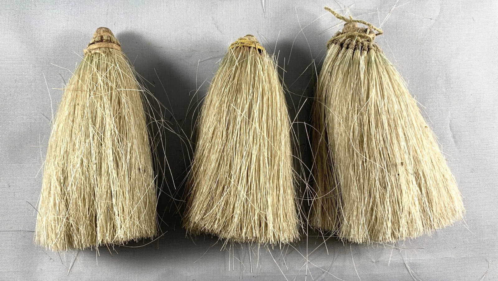 Vintage Set of 3 Horsehair Sporran Tassels