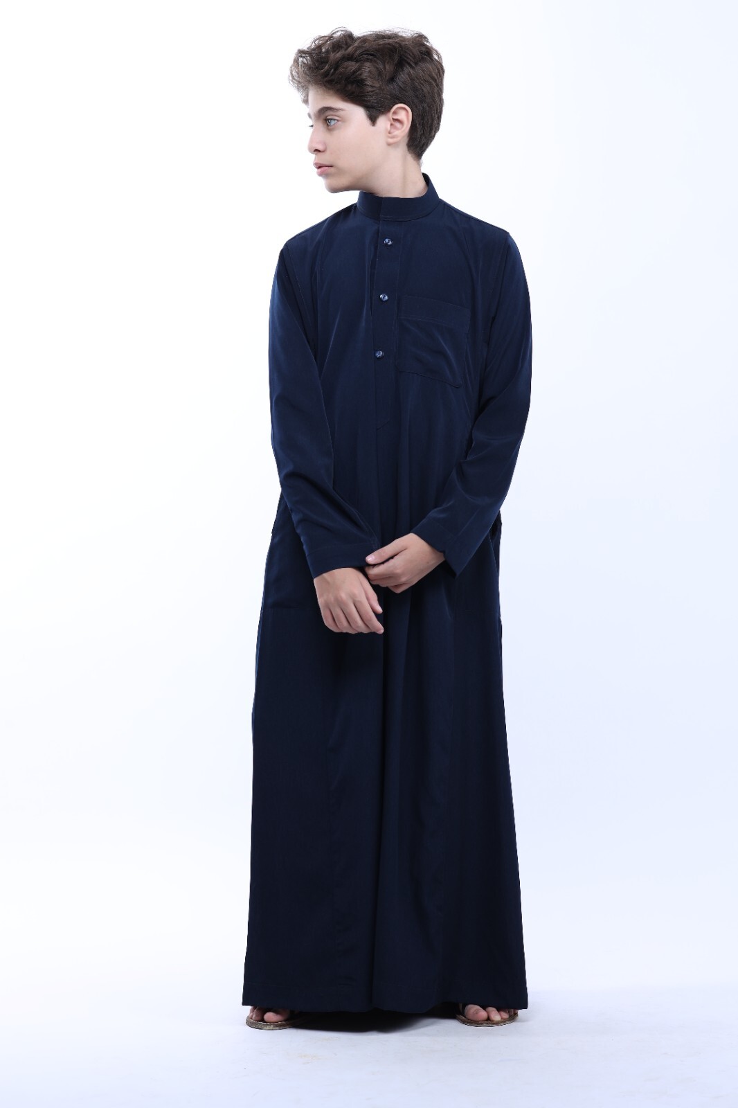 Boys Kids Style Thobe Robe Daffah Dishdasha Islamic Arabian Kaftan Al-Rayan