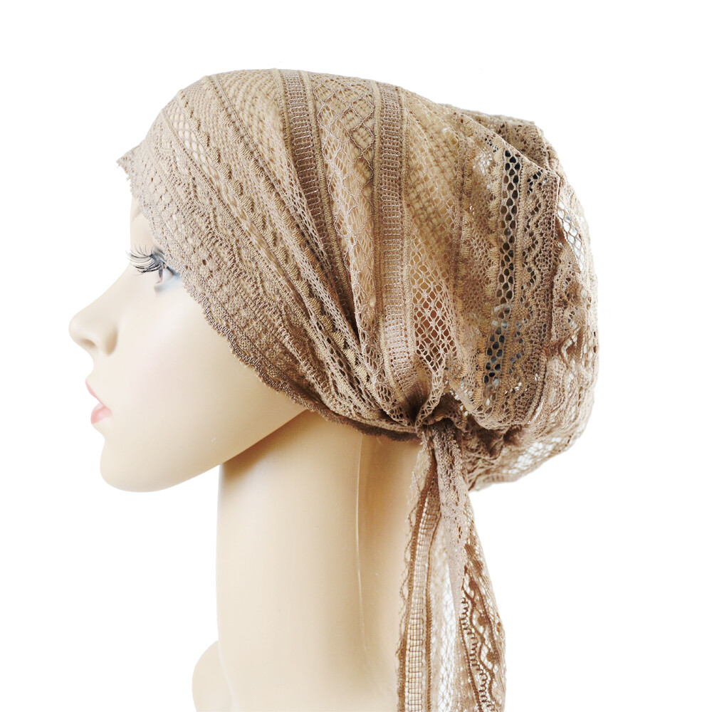 Muslim Women Lace Hat Islamic Inner Caps Headwear Underscarf Hijab Headwear Wrap