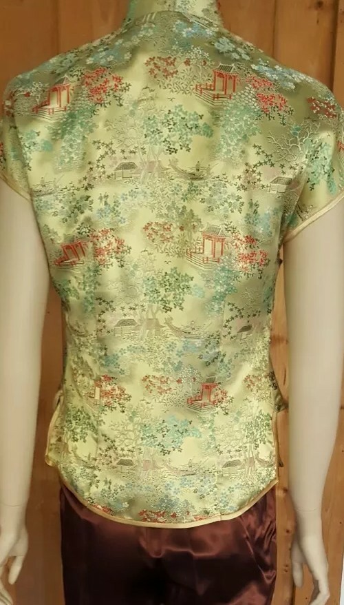 Shanghai China Story Fashion Peony SET Top& Pant Traditional Chinese Women SzS