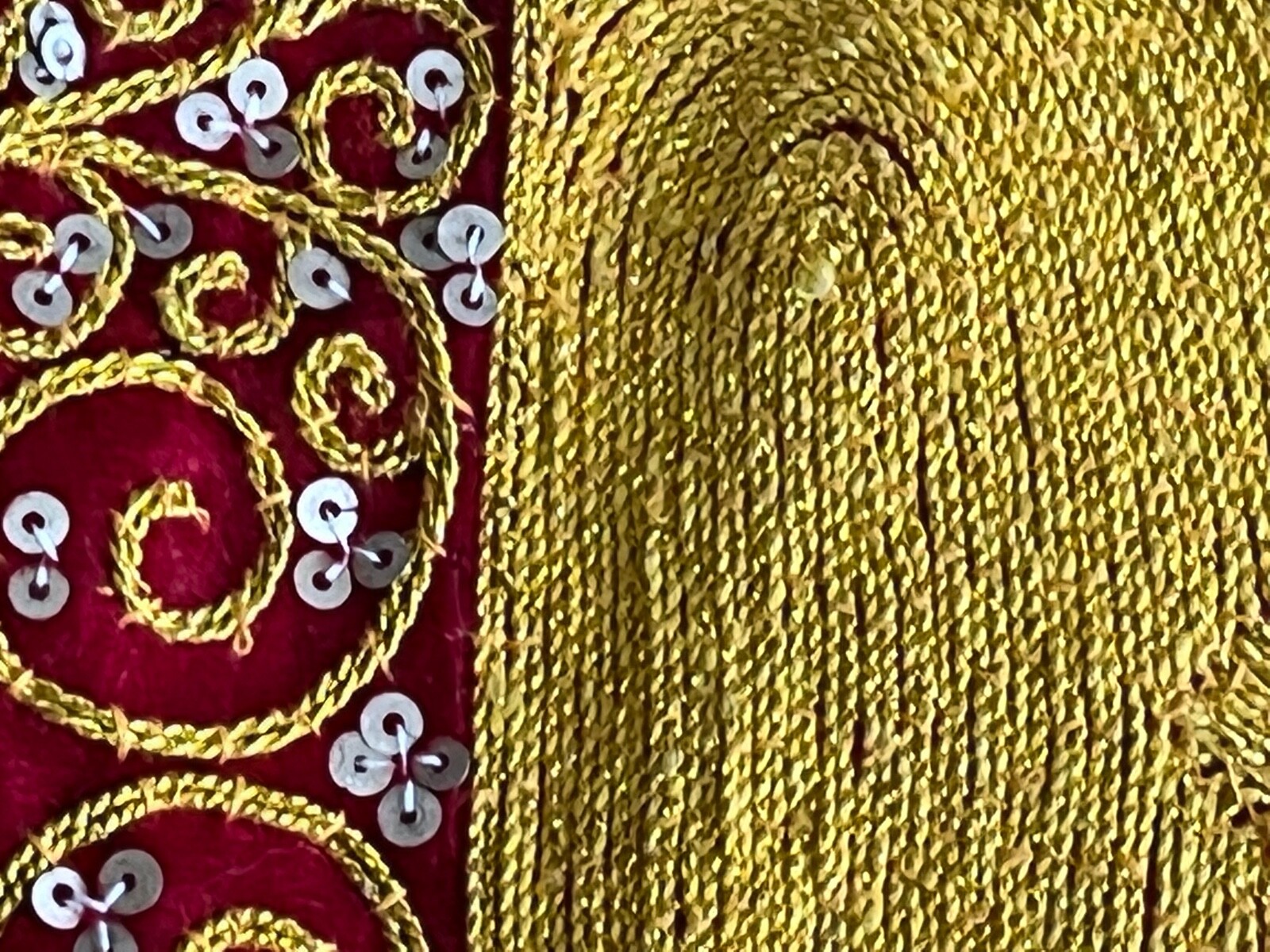Spectacular Vintage Embroidered Wall hanging from Thailand