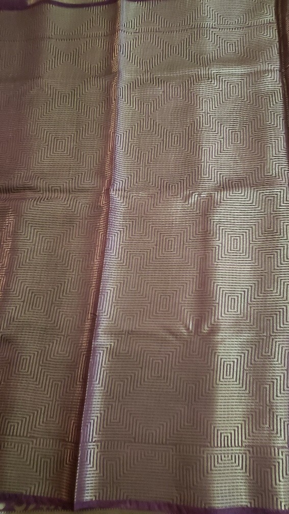 Tussar Silk Handloom Saree Floral Zari Work Brocade Pallu Unstitched Blouse