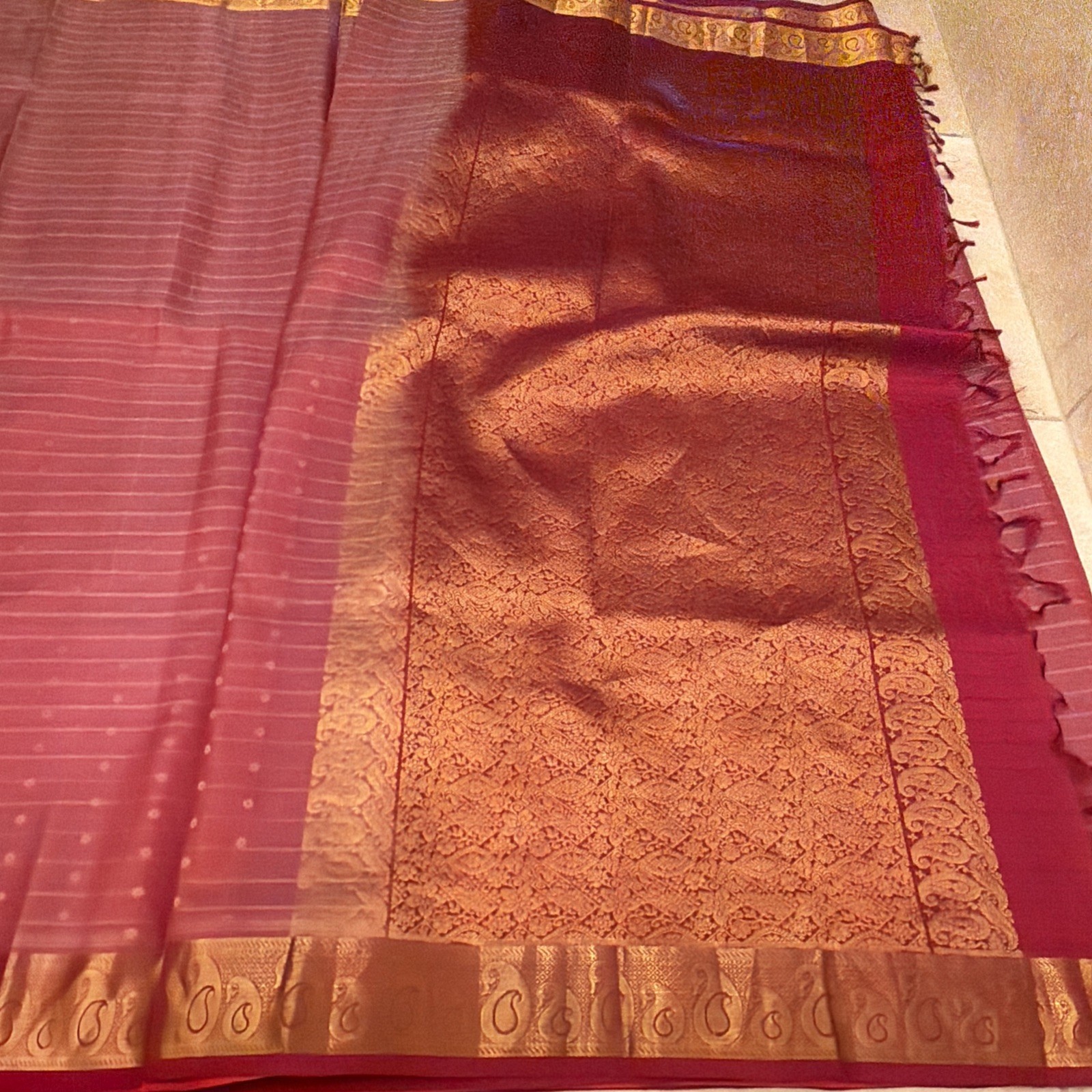 INDIA/PAKISTANI/BOLLYWOOD/WEDDING/FESTIVE WEAR SILK SAREE