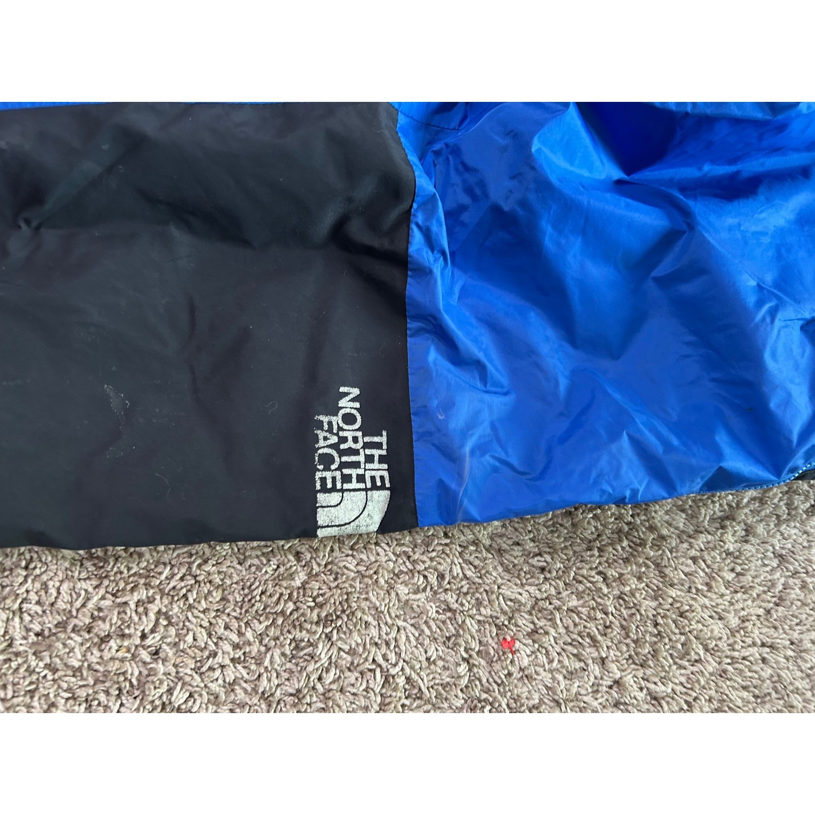The North Face Vintage Gore-Tex Rain Pants Blue Black Colorblock Womens Small