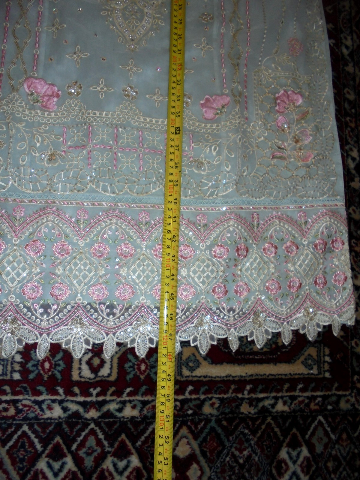 Pakistani Bin Saeed Shalwar Kameez 3 piece suit Large (not Maria B, Khaadi, Asim