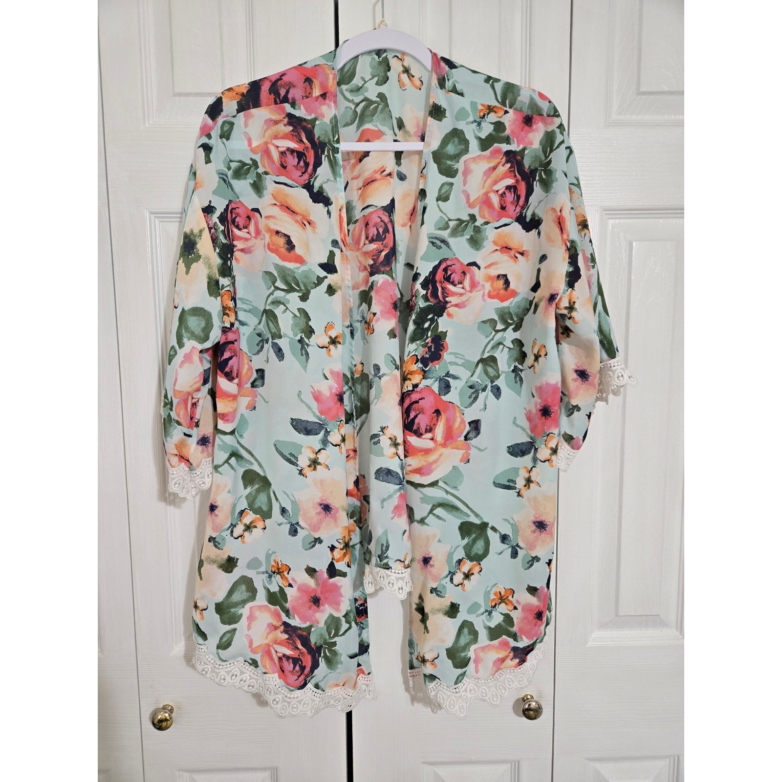 Kori small women’s floral sheer kimono