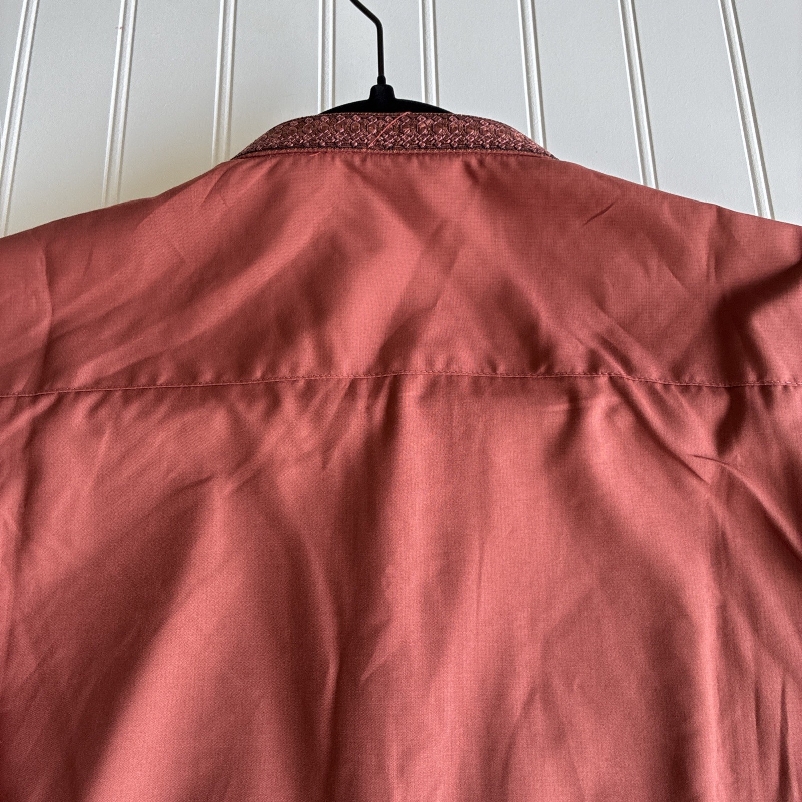 Shalwar Kameez Men Large NWT Brown Rust Kurta Trouser JJKPA33676 48-inch chest
