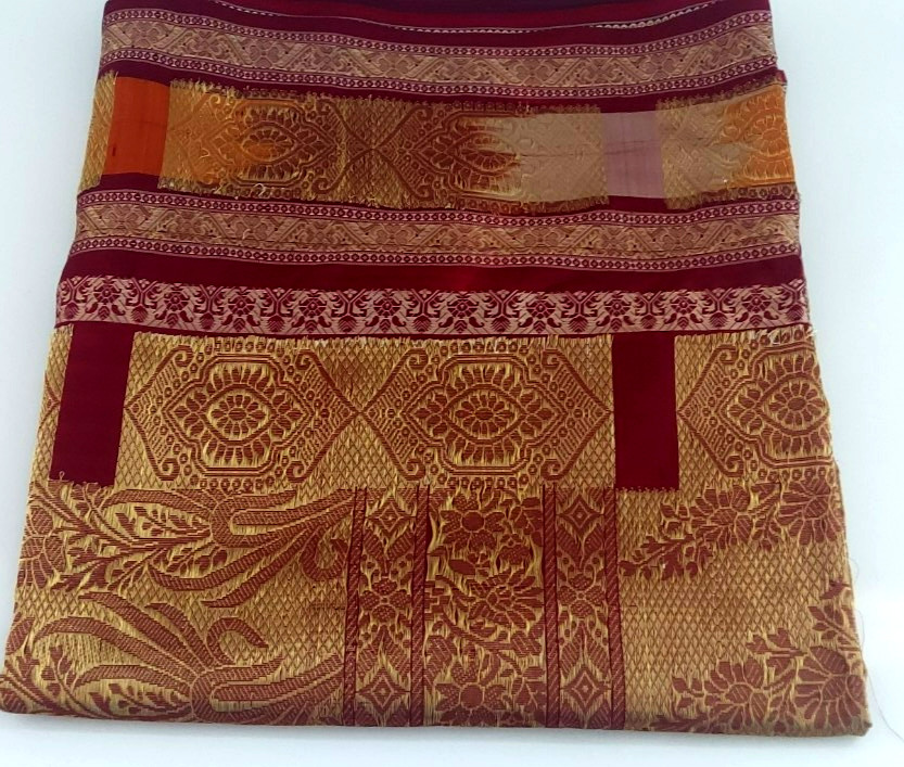 Designer Bollywood Bridal Silk Saree 6 meters Stitched Blouse, Skirt Indian