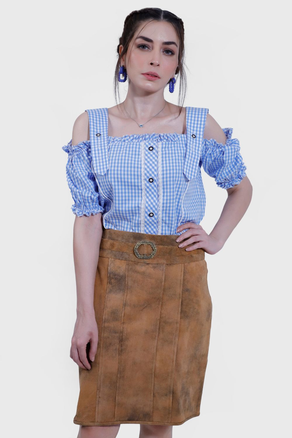 Rustic Lederhosen Skirt