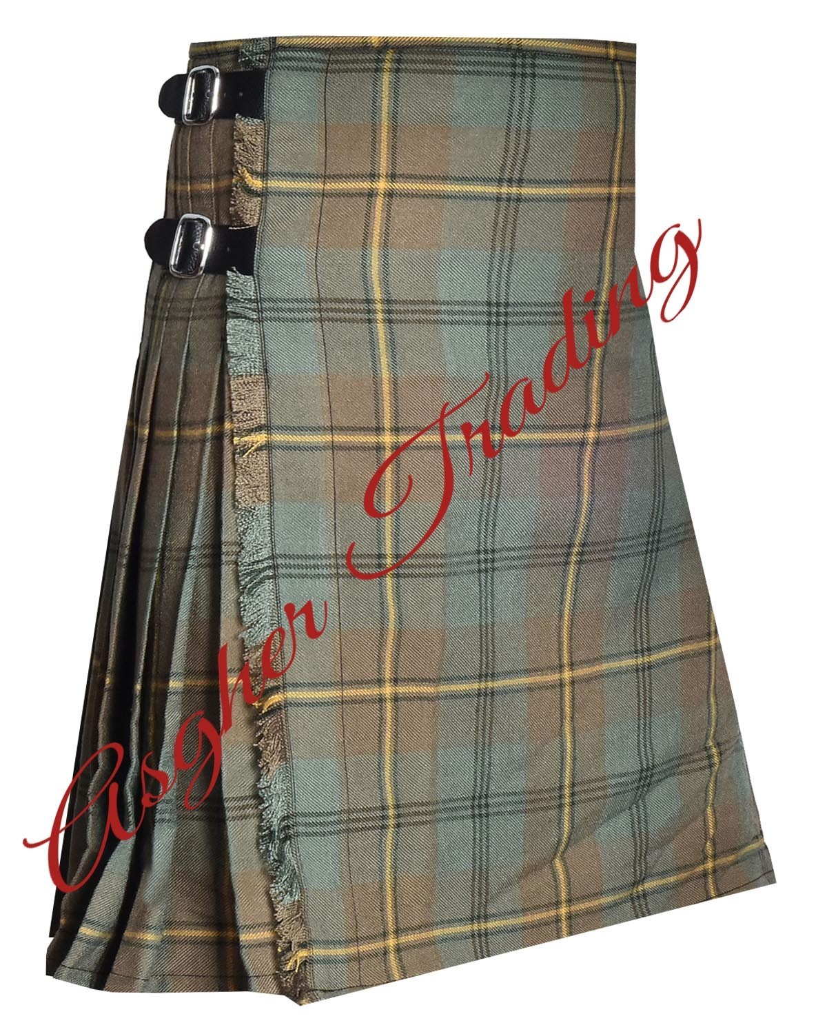 Johnstone Weathered Tartan 8 Yard Kilt Men’s Traditional kilt Custom Size kilts