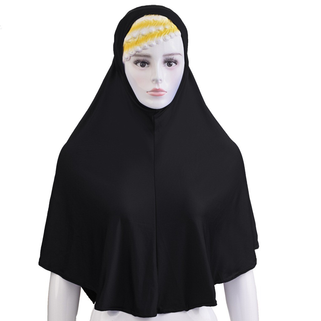 12PCS One Piece Hijab Women Muslim Full Cover Headscarf Islamic Prayer Headwrap