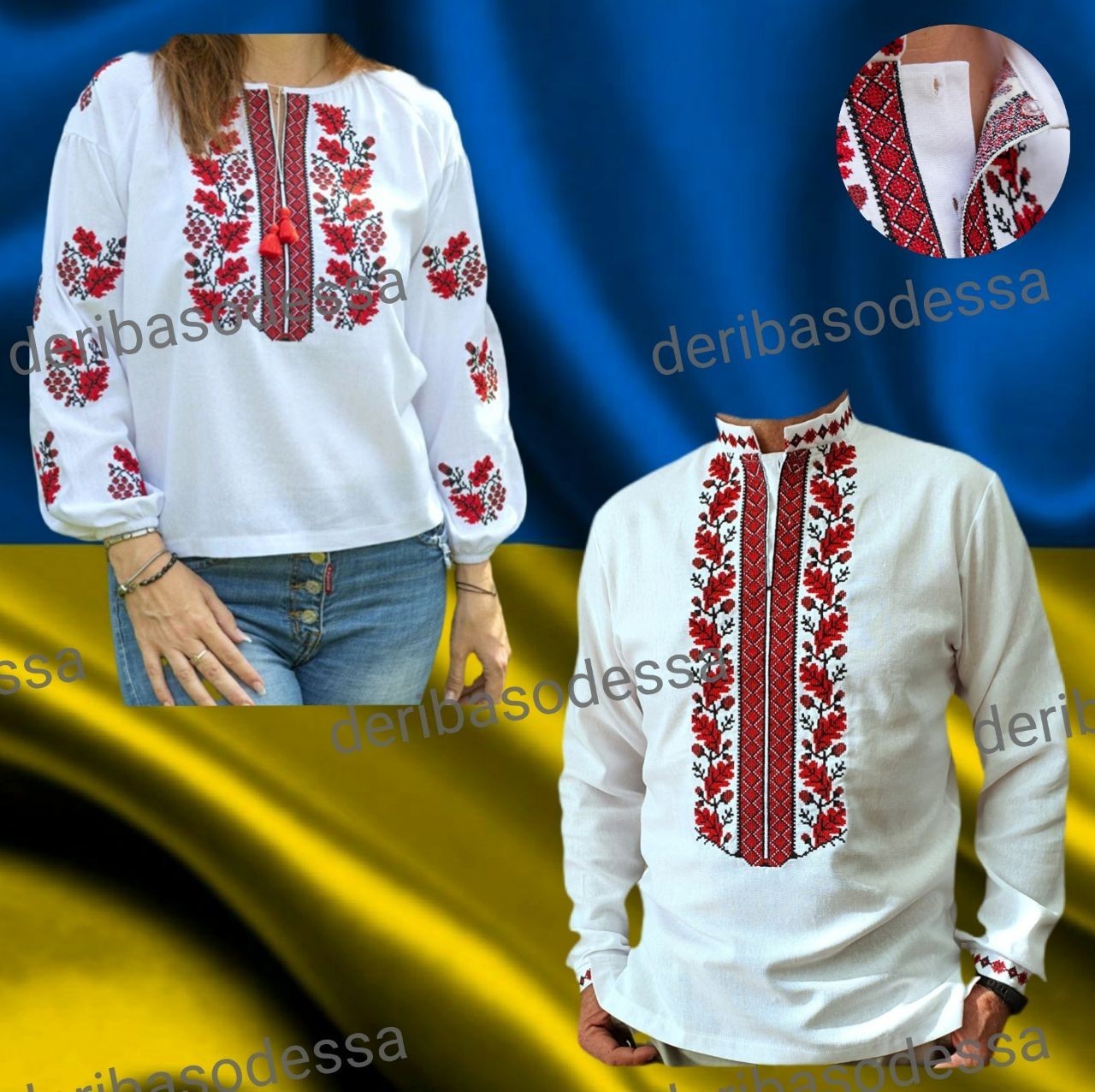 Ukrainian women’s traditional classic blouse Vyshyvanka SIZE M