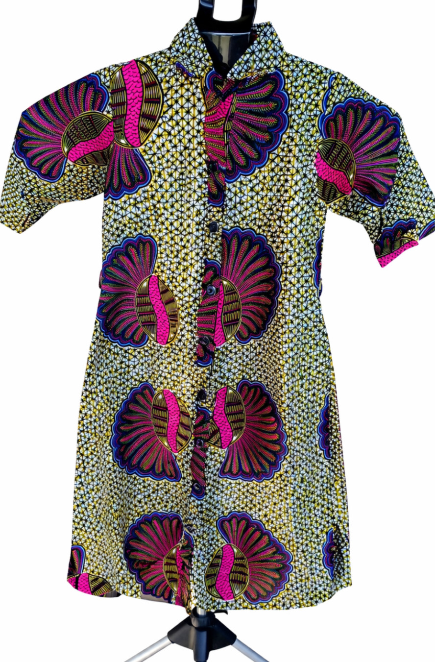 AFRICAN WAX ANKARA DRESS