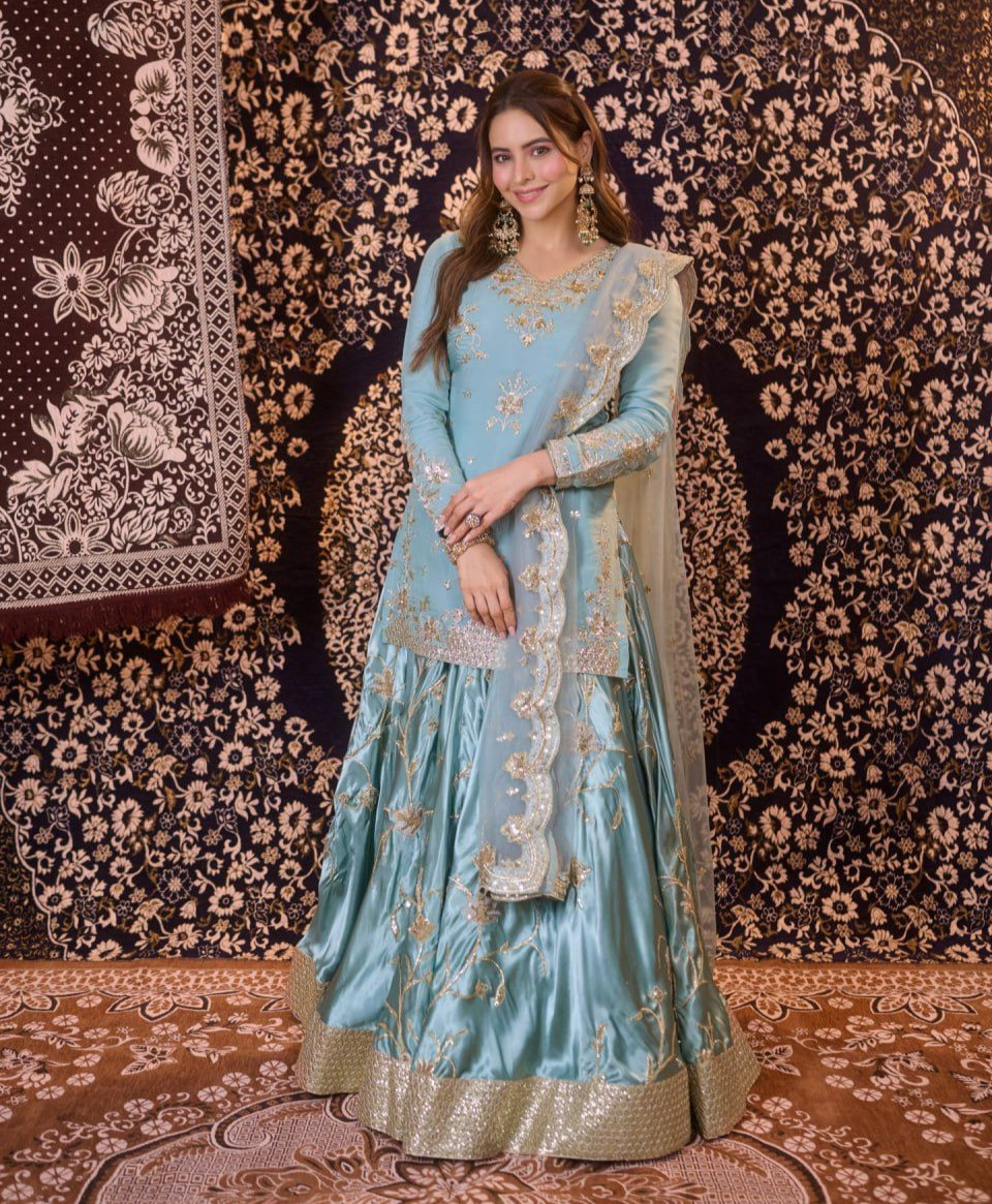Ready Made Suit Lehenga Indian Bridal New Dress Party Wear Pakistani Bollywood