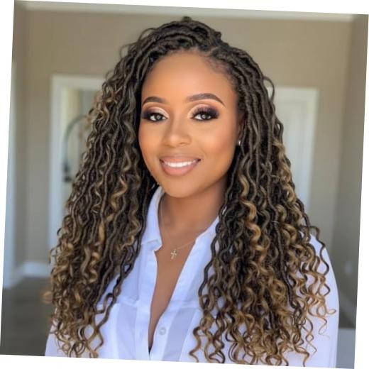 Goddess Locs Crochet Hair 14 Inch, 8 Packs New Faux Locs Crochet Hair for