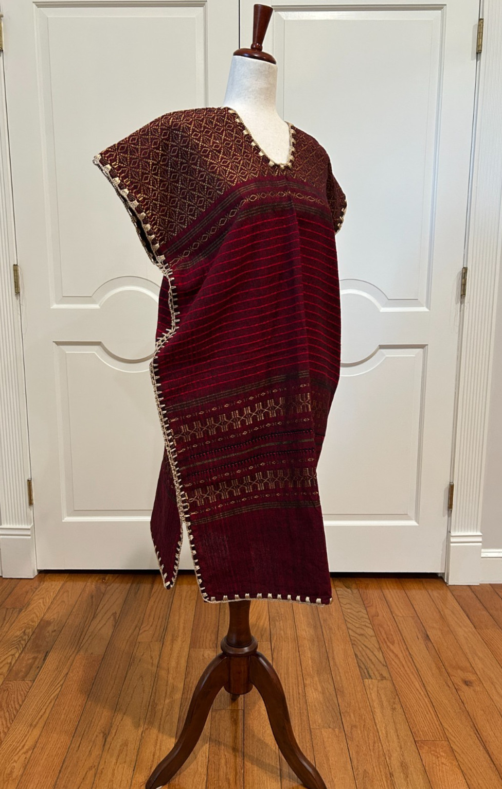 One of a Kind Pedal loom Mexican Dress! Summer Dress! Huipil style!