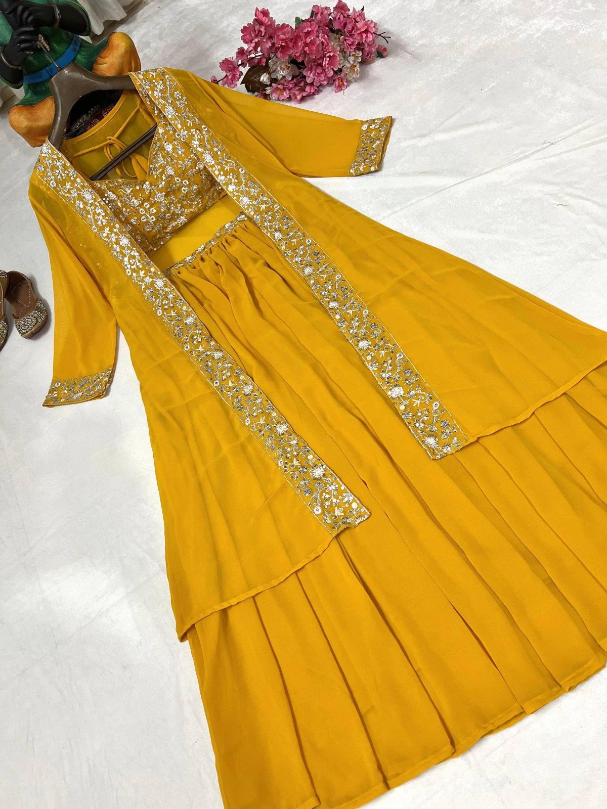LEHENGA CHOLI INDIAN BOLLYWOOD WEDDING PARTY PAKISTANI WEAR READYMADE