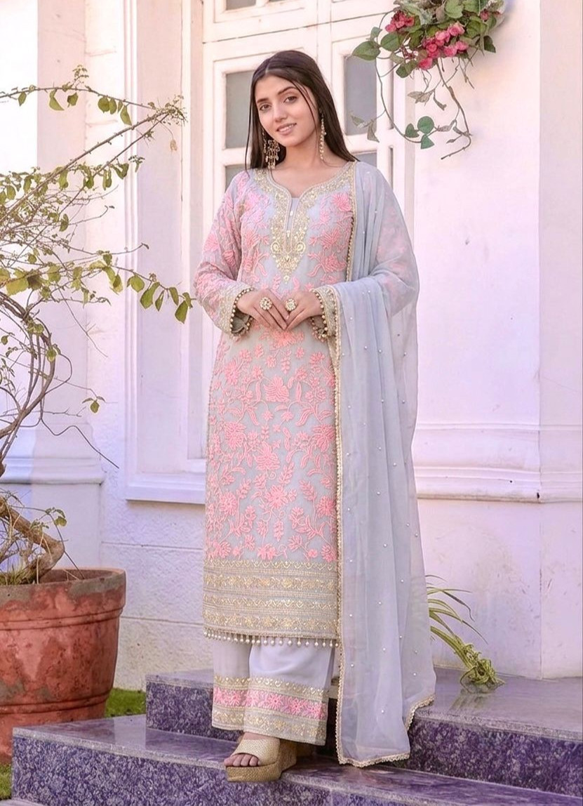 Women Dress Pakistani Salwar Kameez Readymade Suits Indian Wedding Party 3 Piece
