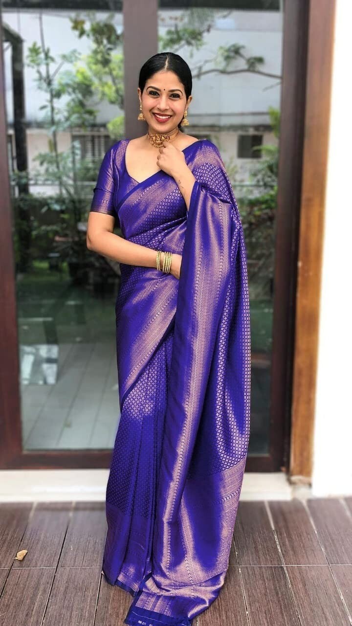Bollywood Designer Soft Silk indian Traditional Saree For Woman