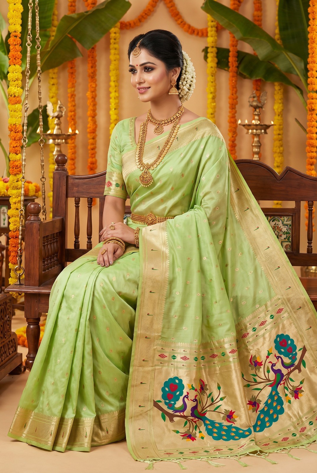 Soft Silk Bollywood Designer Fancy Saree Party Indian Wedding Saree