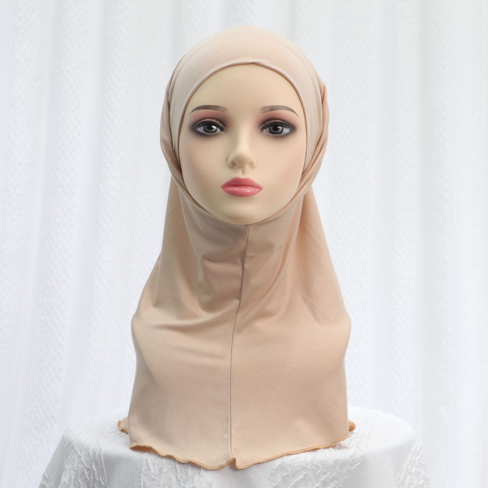 Modal Cotton Cap Instant Scarf Hijab Muslim Beanie Directly Wear Turban Shawls