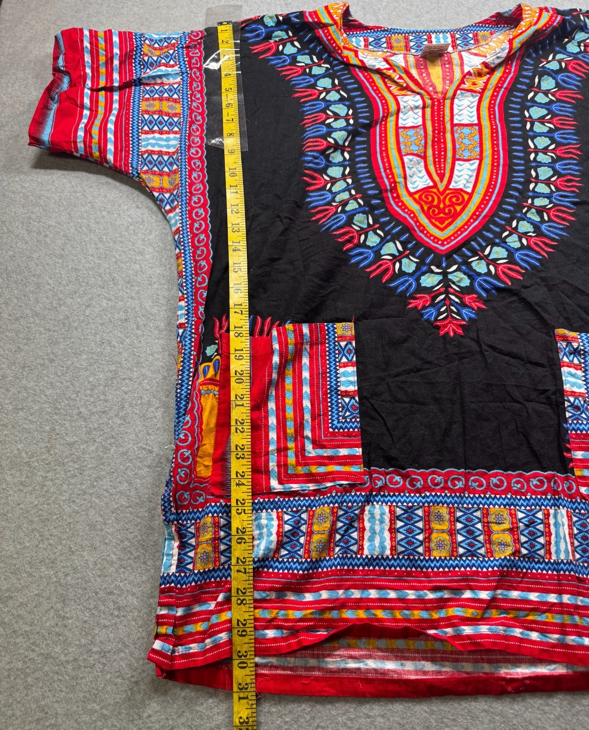 NF African Dashiki Tunic Shirt Caftn Top Bohemian Hippie Festival Free Size