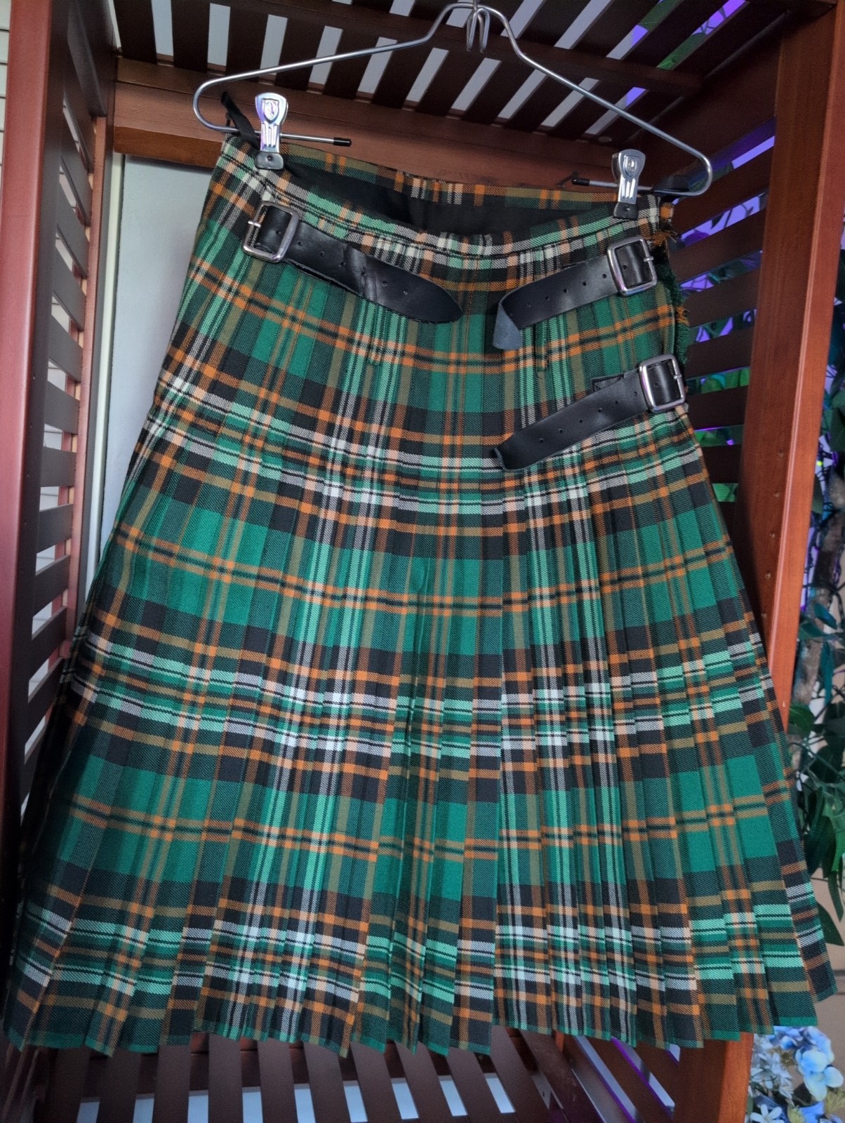 The Kilt Gold Brothers Men’s Tartan Skirt Size 30