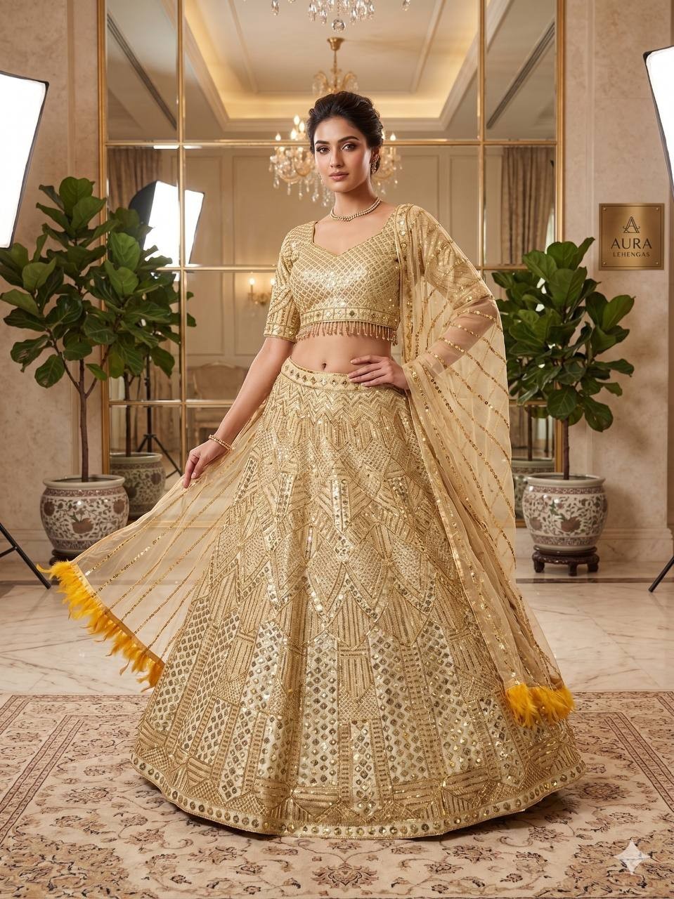 Indian Ethnic Bollywood Lehenga Choli Designer Party Wedding Bridal Lehnga Wear