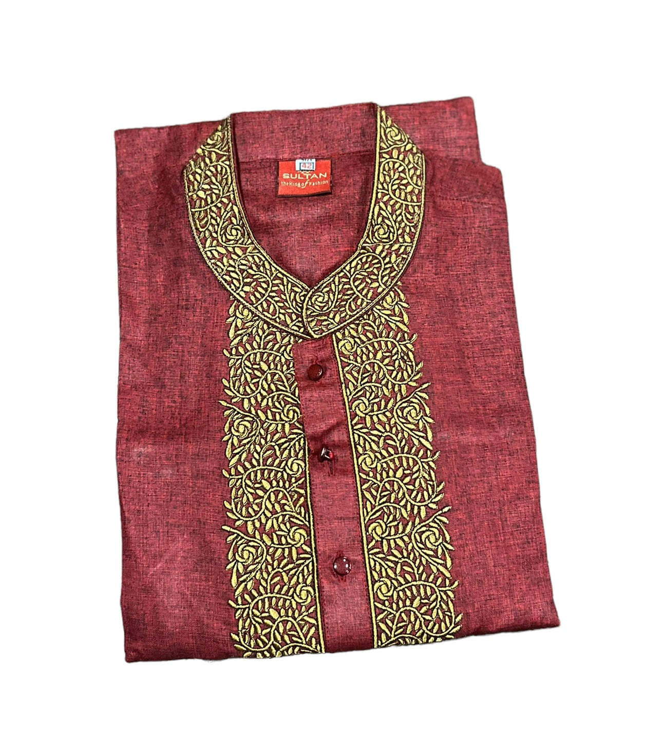 Maroon – Soft Cotton Traditional Boys Kurta- 014