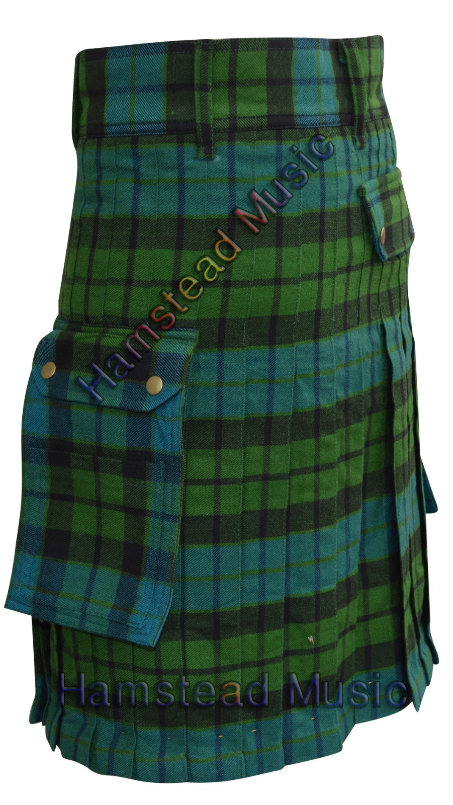 New Ancient Mackay Tartan Highland Utility Pockets Active Men Prime Kilts