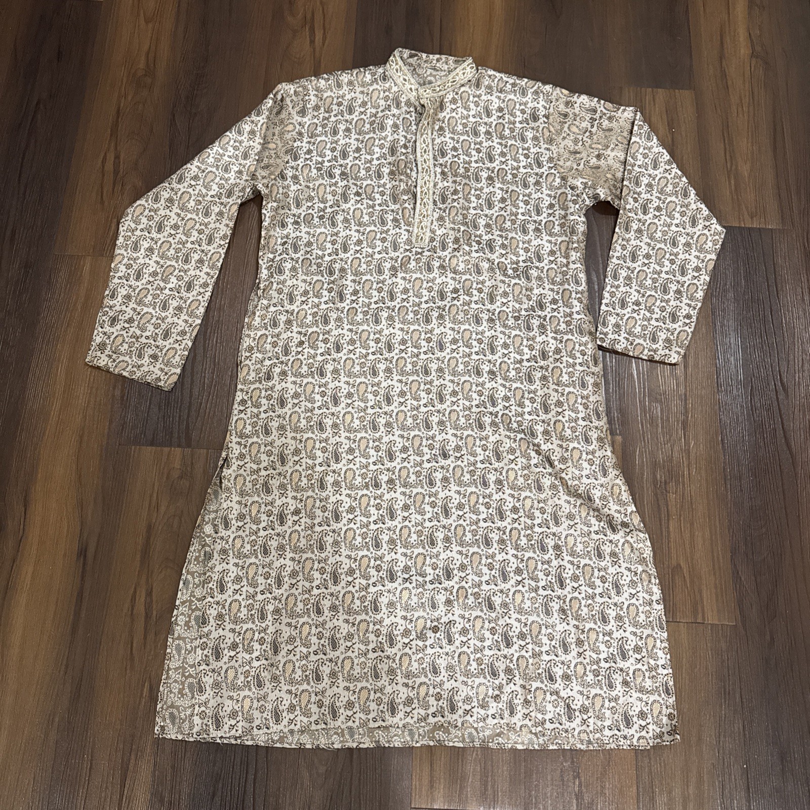Ethos Indian/Pakistan Men’s Kurta Size 36 Patterned