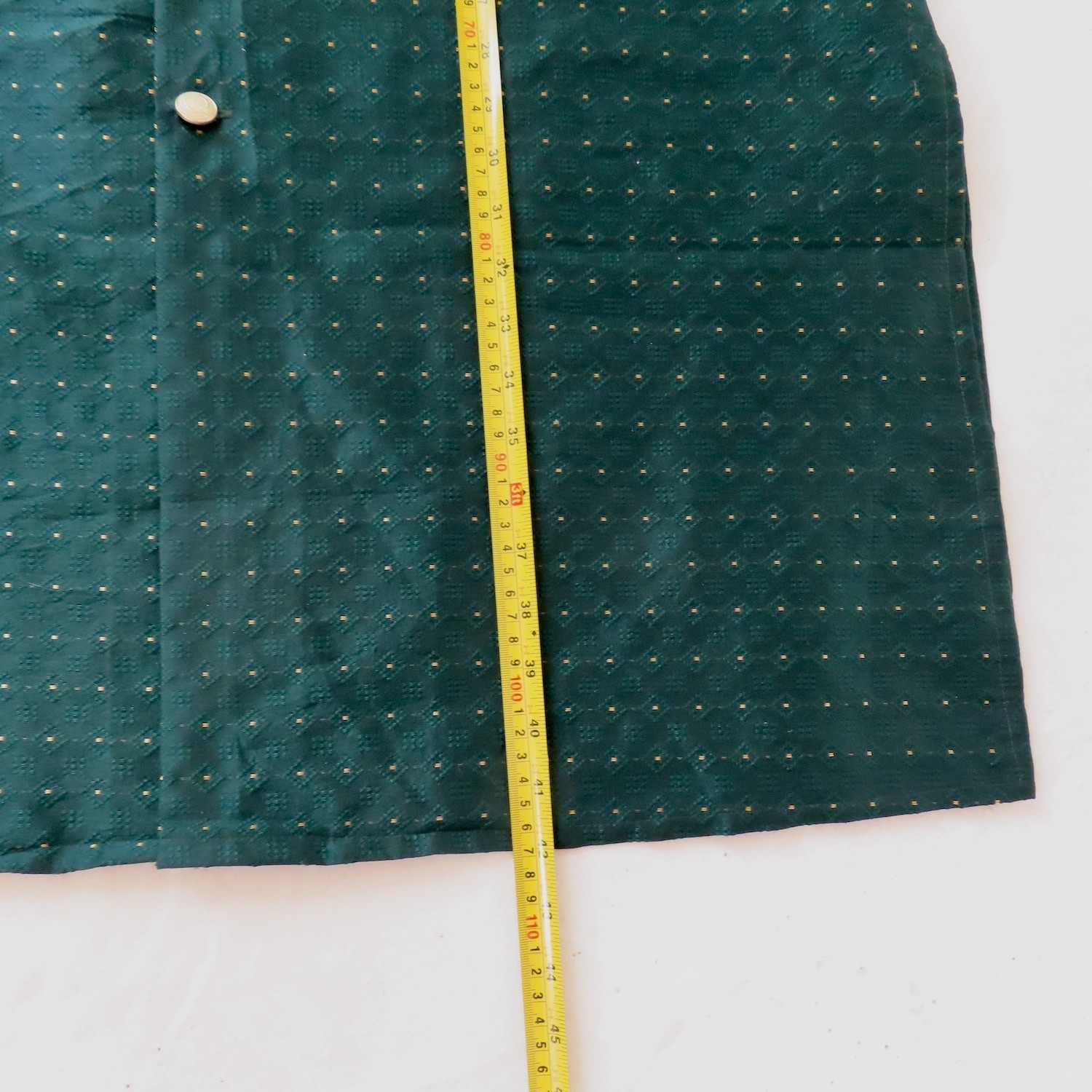 Samyukta Singhania Kurta Set Men 3X Green Gold Embroidery Mandarin Salwar Kameez