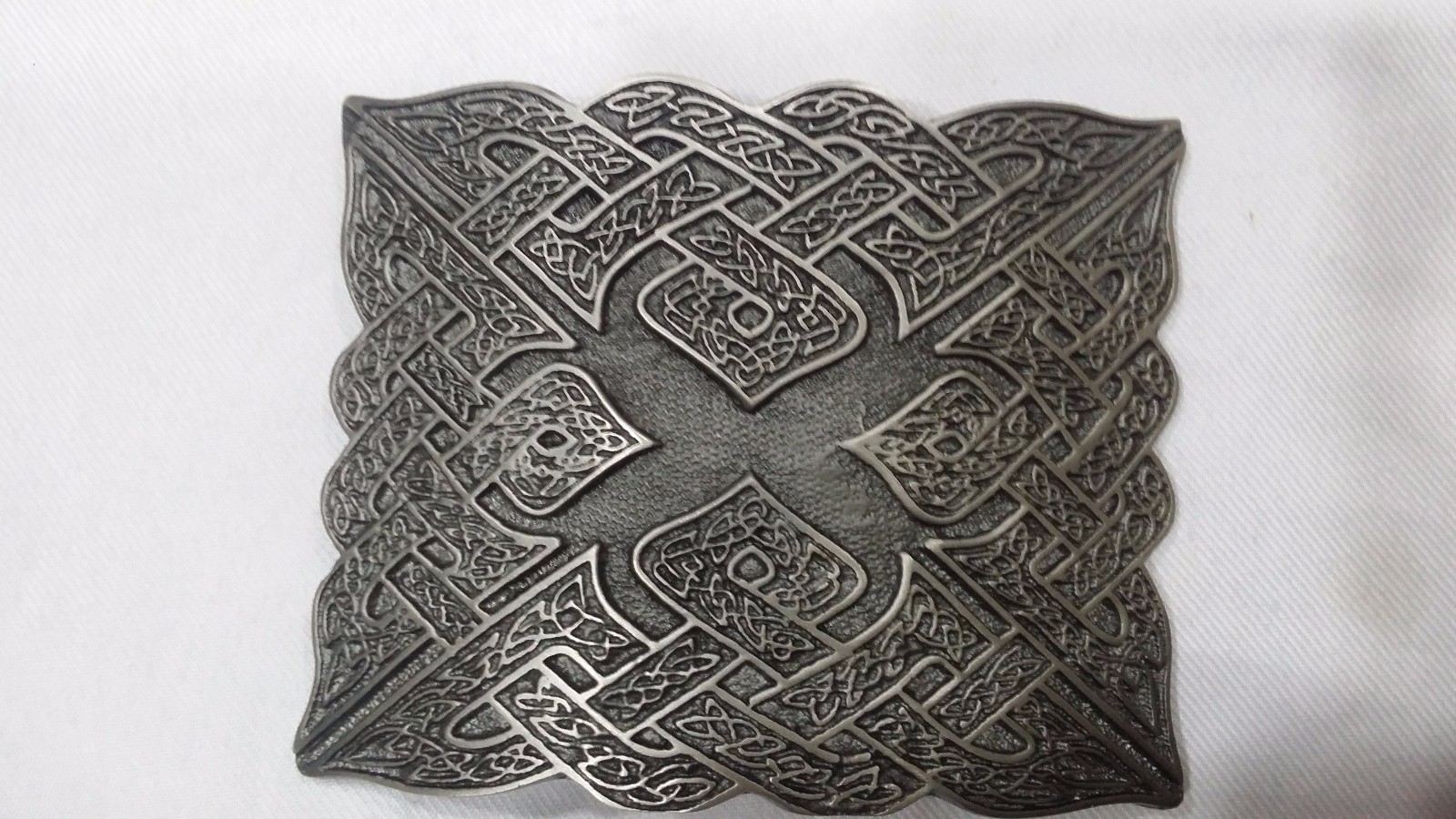 Celtic Knot Kilt Belt Buckle Silver Antique Finish/Highland Belt Buckles HS