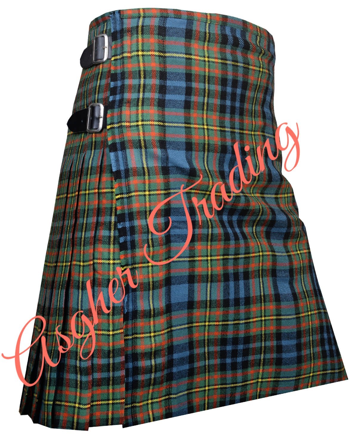MacLellan Ancient Tartan kilt, Handmade Traditional 8 Yard kilts & Custom Size
