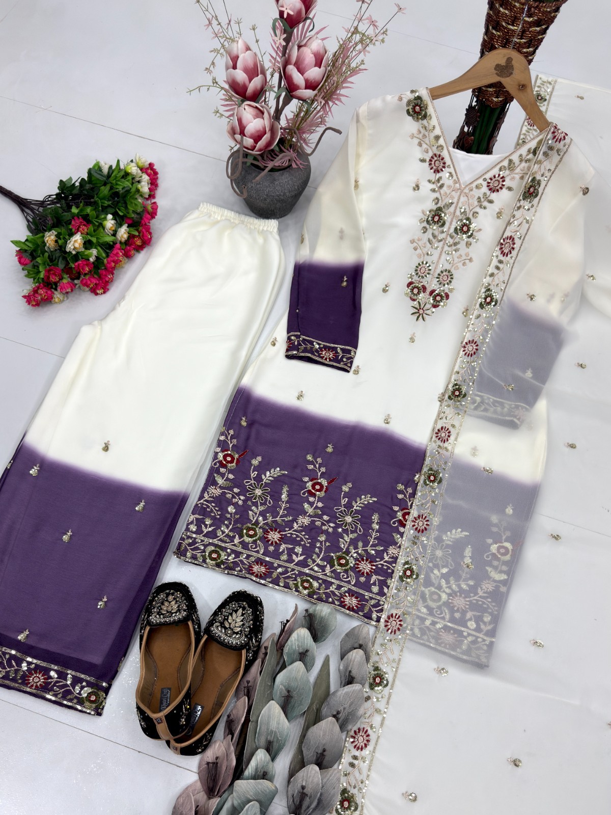 Salwar Kameez Indian Pakistani Wedding Party Wear Dress Bollywood Sharara Suit