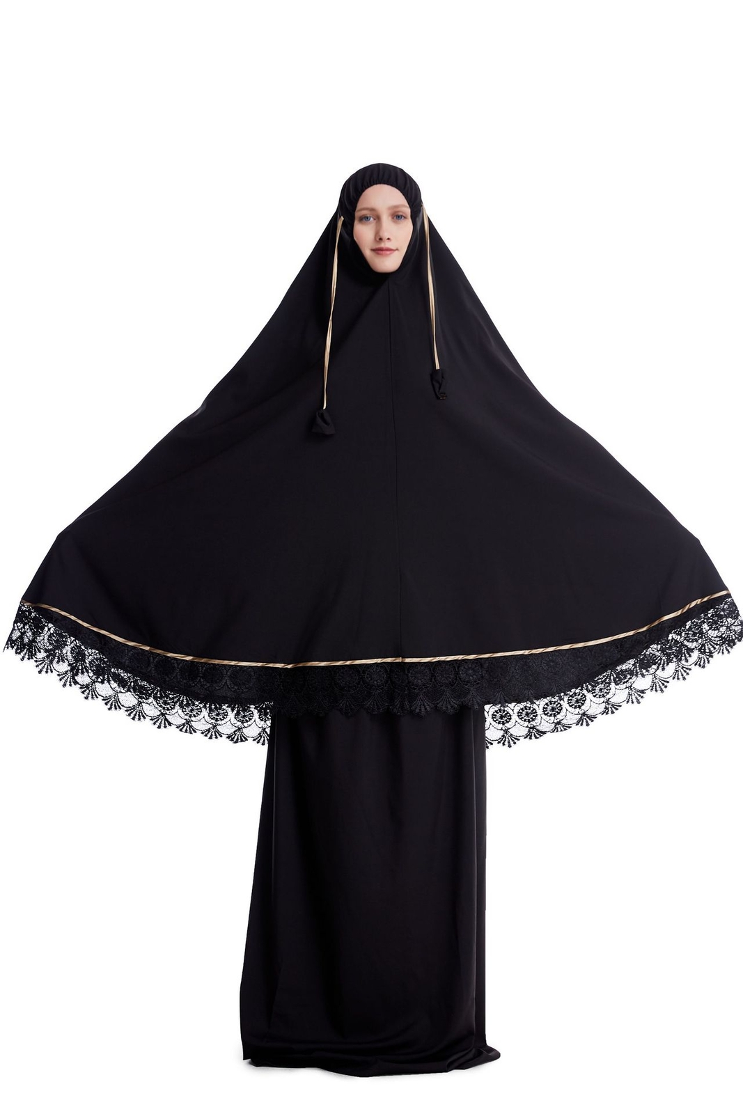 Muslim Abaya Women Overhead Khimar Hijab Dress Skirt Islamic Niqab Burka Kaftan