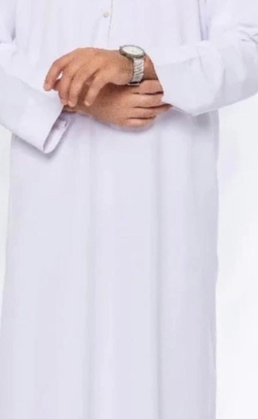White Emirati Thobe Made To order