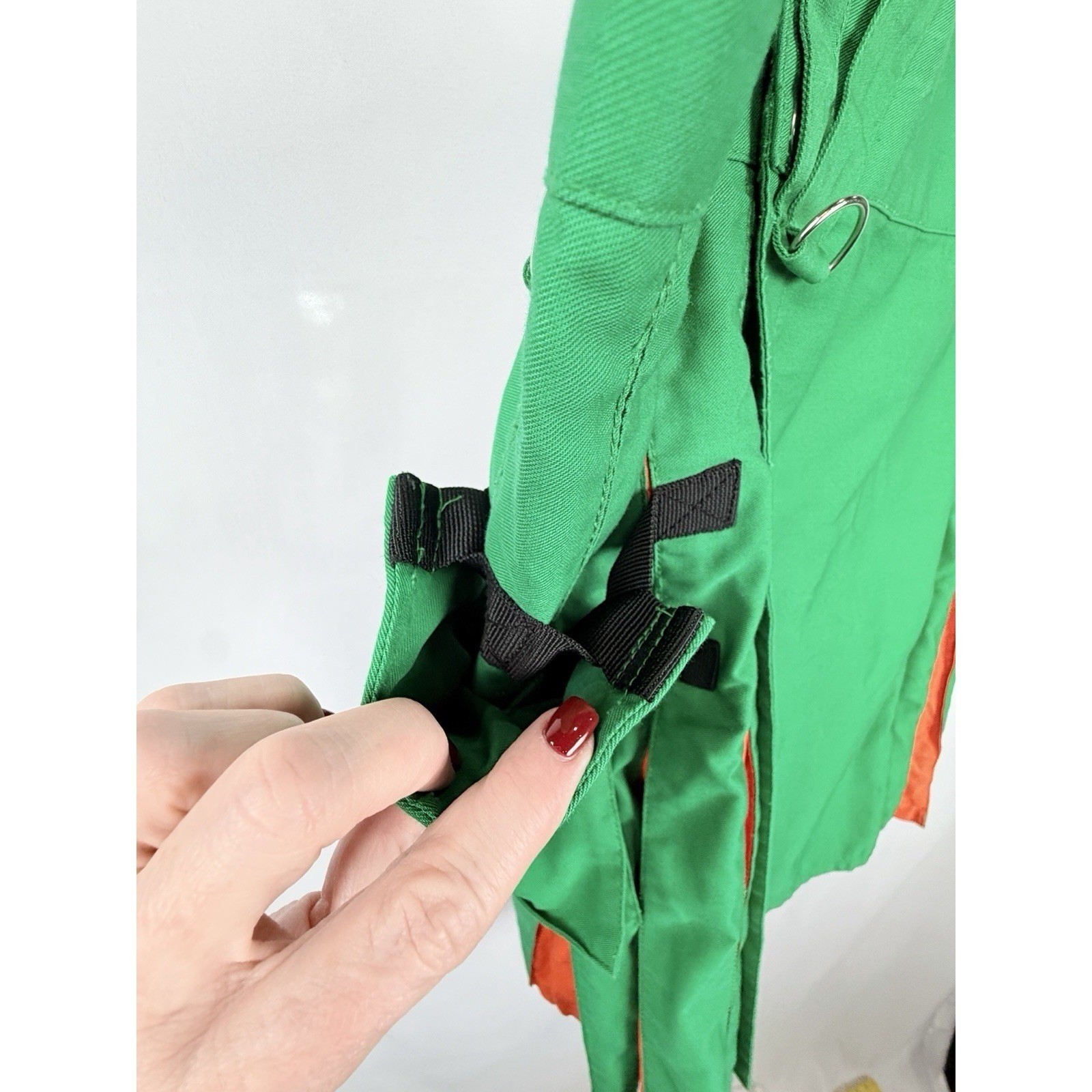 Custom Utility Kilt Green Orange Cargo Celtic Festival Highland LARP Size 44 Men