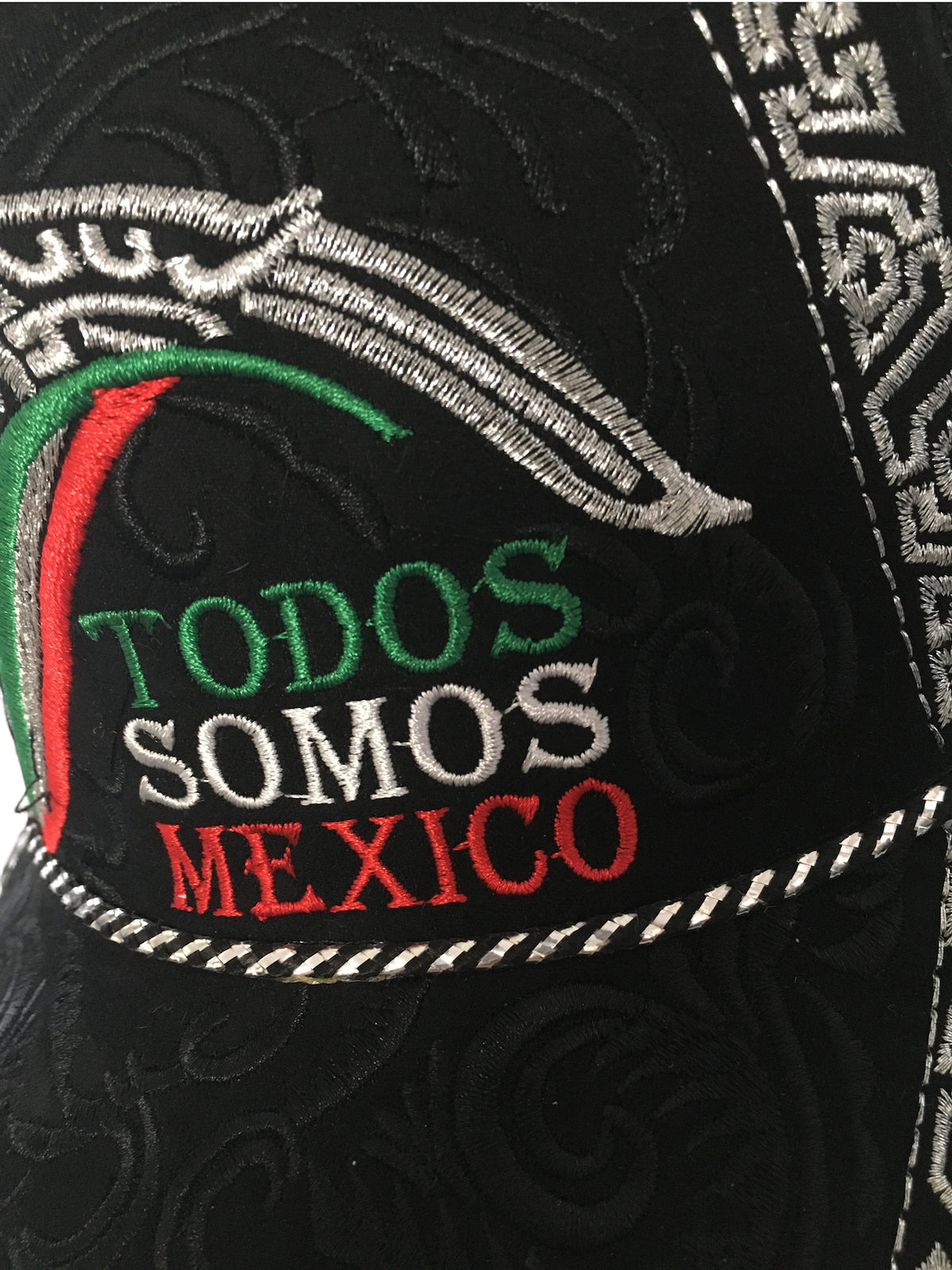 Embroidered Mexican Charro Trucker Hat – Baseball Cap – Gorra Vaquera