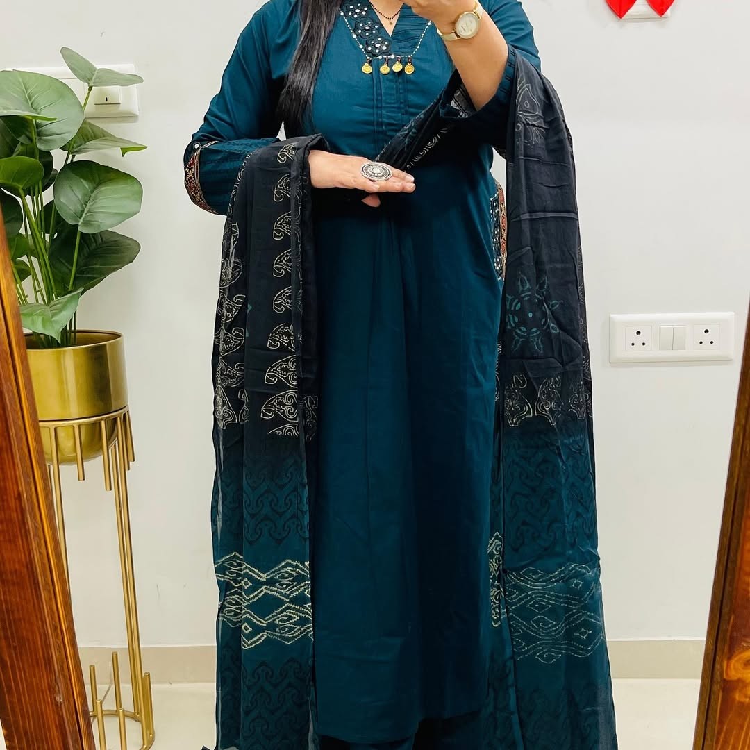 Designer Party Wear Salwar Kameez Indian Women Ethnic Kurta Pant Dupatta Set