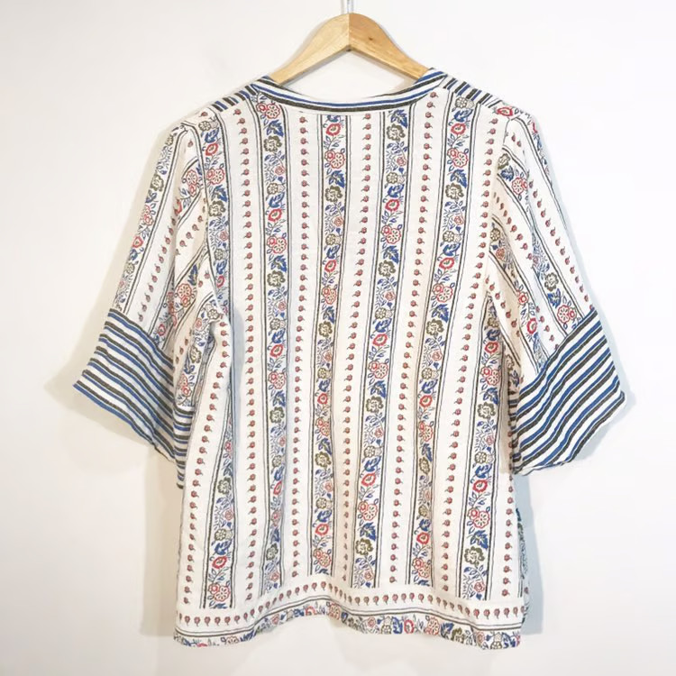 LOVERICHE Boho Lace Up Tassel Top L