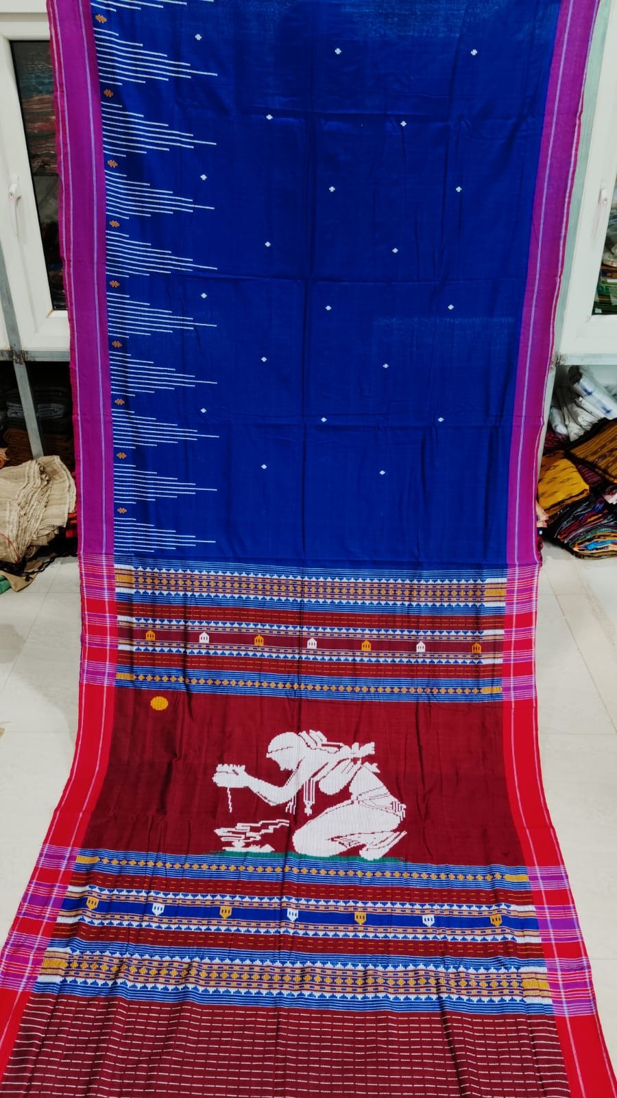 Wedding Odisha Premium Quality cotton ganjam bomkai Handwoven Pure natural dyed