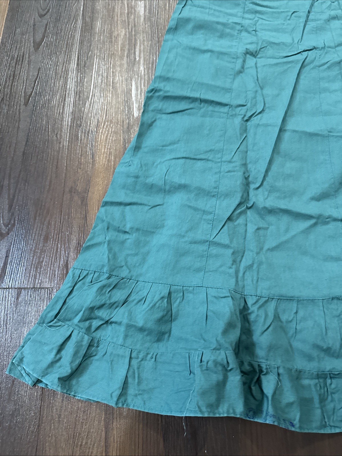 Cotton Petticoat Pine Green Underskirt Sari Inner Wear/Inskirt