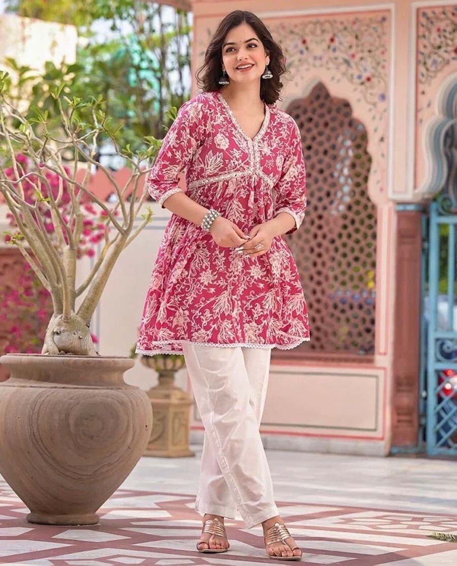 INDIAN FASHOINABLE RAYON DIGITAL PRINT WORK ONE PIECE PICK YOURS