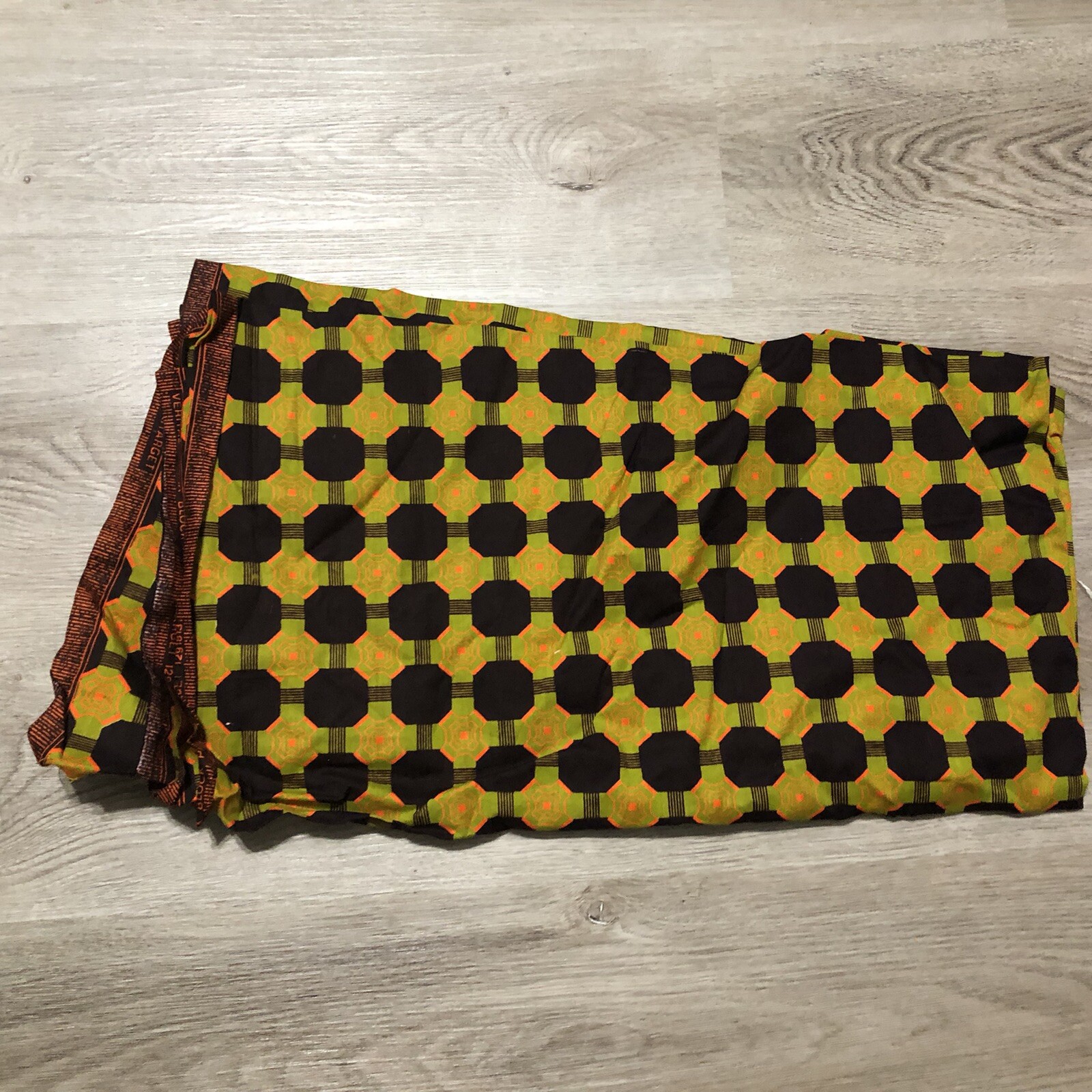 Ethnic African Multicolored Material Veritable Wax Block Prints HiTarget