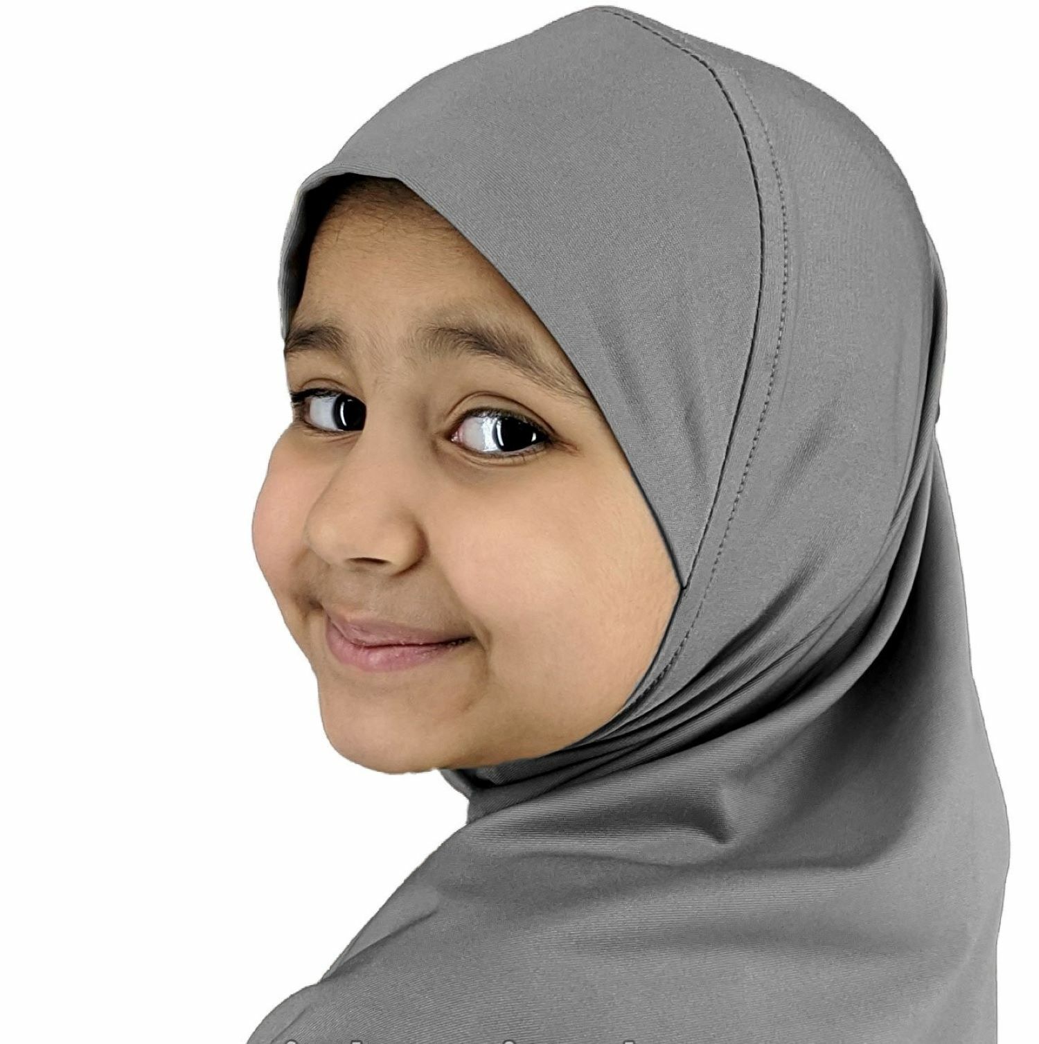 Girls Hijabs -back to School Muslim Scarf 2-PC LYCRA Girl’s Amira Hijab
