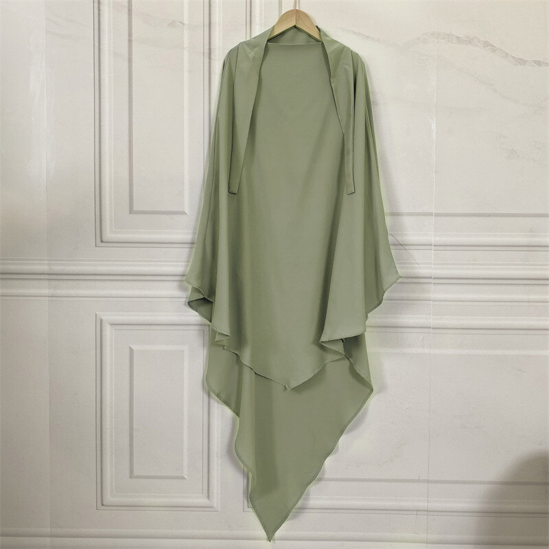 Eid Ramadan Muslim Overhead Abaya Large Hijab Khimar Scarf Islamic Jilbab Niqab