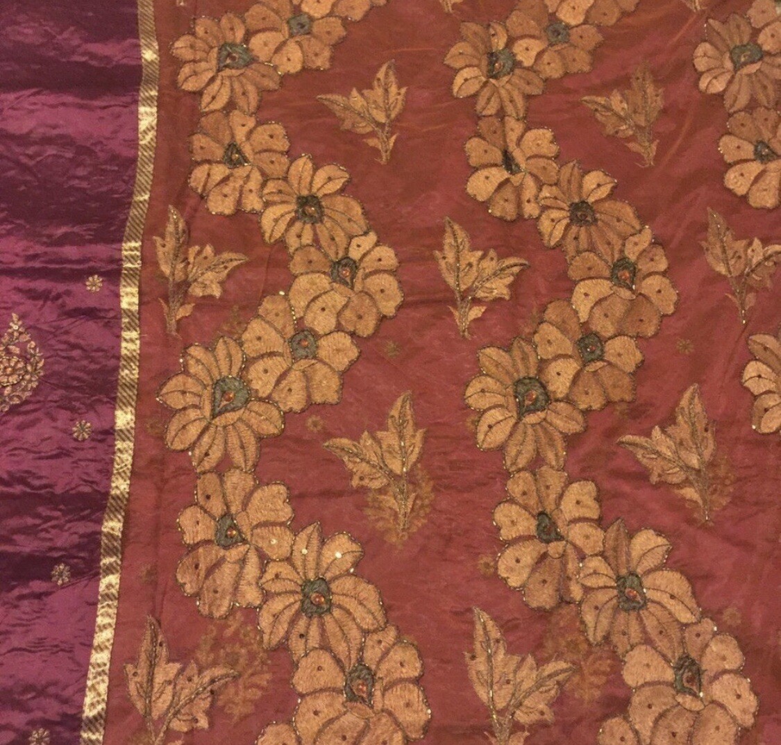 Gorgeous Half Net Half Tussar Silk Saree Sari
