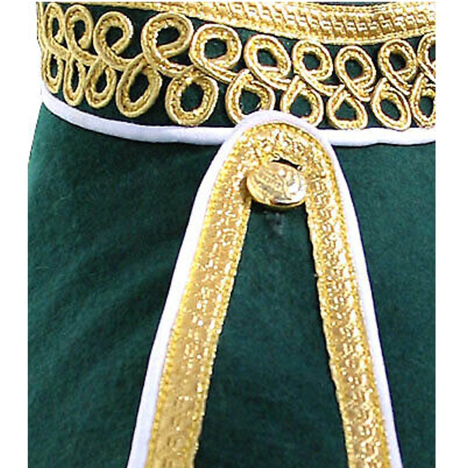 Men’s Scottish Green Doublet Kilt Jacket Military Piper Drummer Doublet Jacket