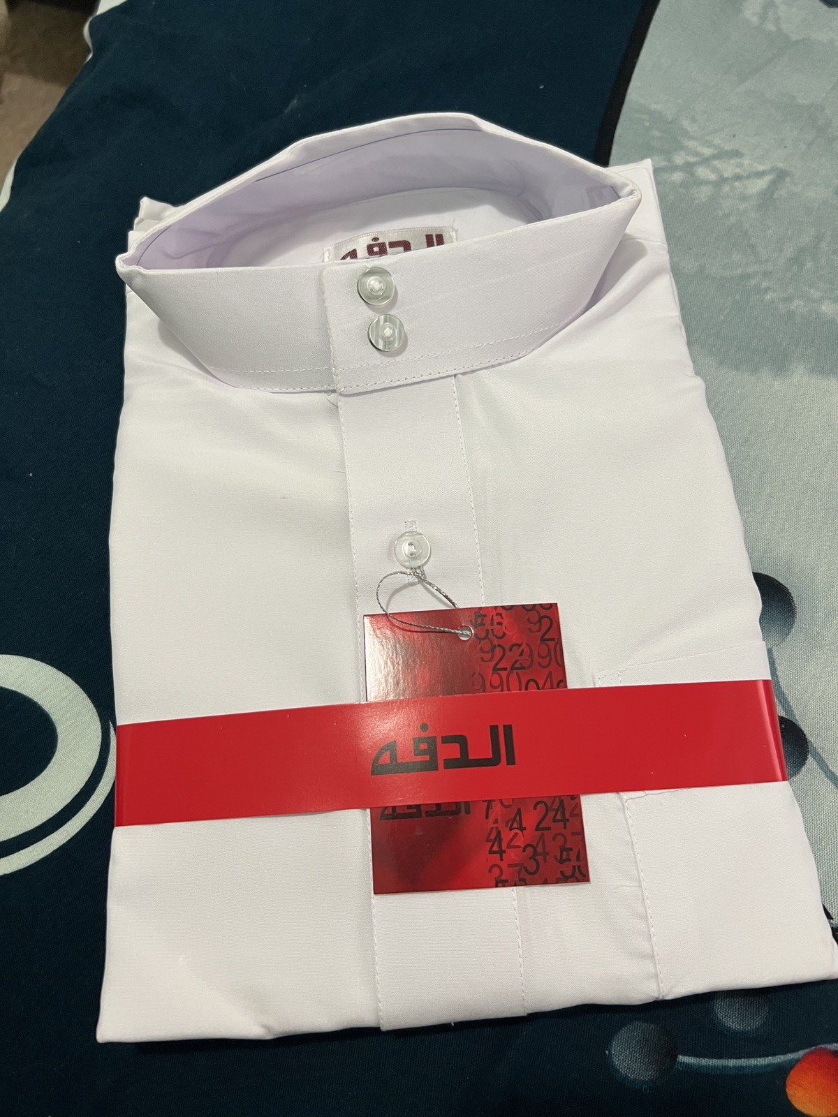 Men Islamic Pray Thobe Long Sleeve Jubba size 56